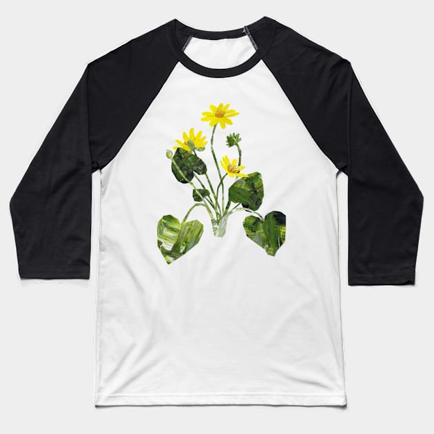 Lesser celandine Baseball T-Shirt by Babban Gaelg